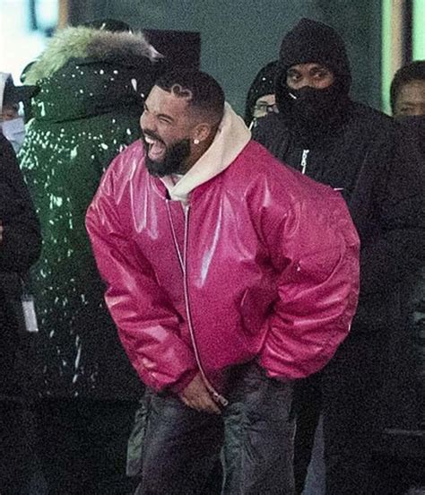 pink drake bomber jacket